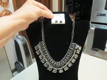 Stunning Visions Bib Necklace & Matching Earrings in Luke AFB, Arizona